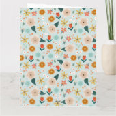 Carte Joyeuse Fête des Mères Moderne Meilleure Maman Flo (Dos)