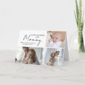 Carte Joyeuse Fête des mères moderne Photo Collage Card (Devant)