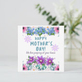 Carte Joyeuse fête des Mères nous aimons chier chez vous (Debout devant)