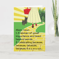 Joyeuse fête des mères PARCE QUE