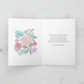 Carte Joyeuse fête des mères Photo personnalisée Aquarel (Intérieur)