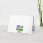 Carte Joyeuse Fête des mères pour fille Fleurs de printe (Dos)