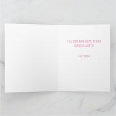 Carte Joyeuse Fête des Mères Rose Vert Sunburst (Intérieur)