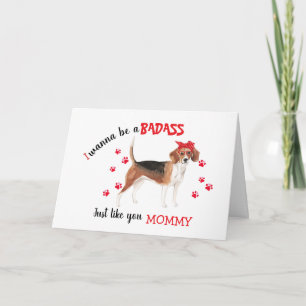 Carte Joyeuse fête des Mères Sale Tête de votre chien Be