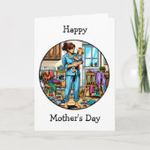 Carte Joyeuse fête des Mères | Sarcasique Drôle (Devant)