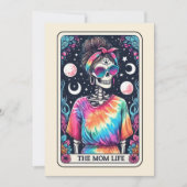 Carte Joyeuse fête des mères Skeleton Maman Vie Tarot (Devant)
