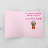 Carte Joyeuse fête des mères Souvenirs doux boule de gom (Intérieur)