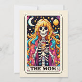 Carte Joyeuse Fête des Mères Squelette La Mère Tarot (Devant)
