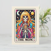 Carte Joyeuse Fête des Mères Squelette La Mère Tarot (Debout devant)