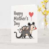 Carte Joyeuse Fête des Mères Vectorielle (Fleur jaune)
