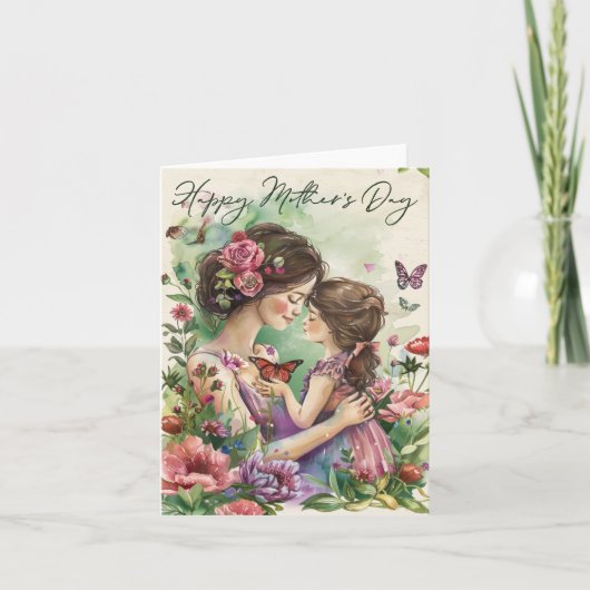 Carte Joyeuse fête des mères vierge (Devant)