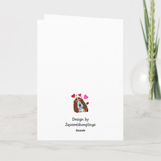 Carte Joyeuse fête des Mères ! Welsh Corgi (Dos)