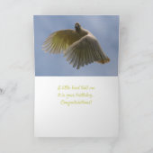 Carte Joyeuse fête des oiseaux Anniversaire Cockatoo Vol (Intérieur)