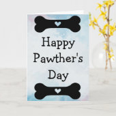 Carte Joyeuse Fête des Papas  (Fleur jaune)