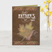 Carte Joyeuse Fête des Pères (Fleur jaune)