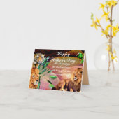 Carte Joyeuse Fête des Pères_ (Fleur jaune)