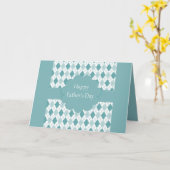 Carte Joyeuse Fête des Pères (Fleur jaune)