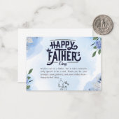 Carte Joyeuse Fête des Pères (Devant/Arrière en situation)