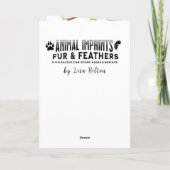 Carte Joyeuse Fête des Pères | Aigle s'élevant au-dessus (Dos)