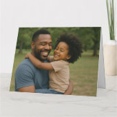 Carte Joyeuse fête des Pères au meilleur (Dos)