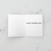 Carte Joyeuse fête des pères chat orange tabby (Intérieur)