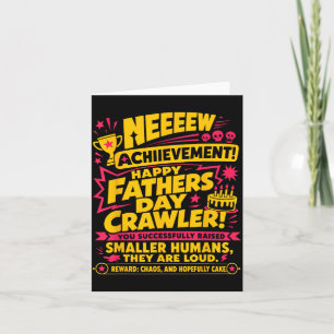 Carte Joyeuse Fête des Pères Crawler Nouveau Succès Game