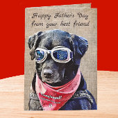 Carte Joyeuse Fête des Pères de la part de Cool Dude Bla