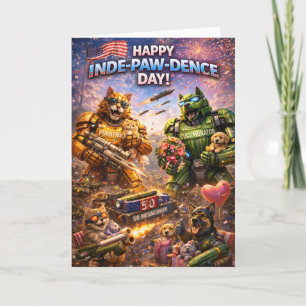Carte Joyeuse fête des Pères, épique science-fiction qua