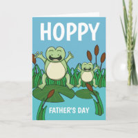 Joyeuse Fête des Pères Grenouilles Joyeuses