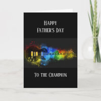 Joyeuse Fête des Pères Musicien Musique Guitare