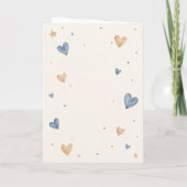 Carte Joyeuse Fête des Pères Ourson Mignon (Dos)