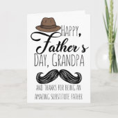 Carte Joyeuse Fête des Pères pour Grand-père Papi (Devant)