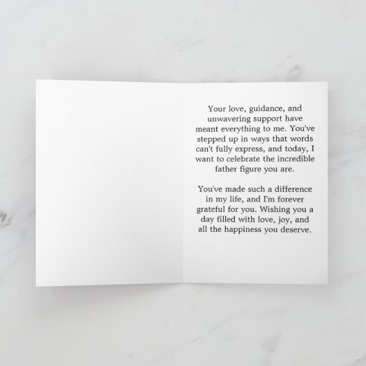 Carte Joyeuse Fête des Pères pour Grand-père Papi (Intérieur)