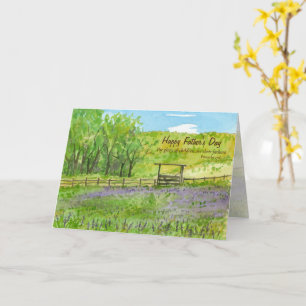Carte Joyeuse Fête des Pères verset biblique Proverbes 1