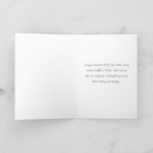 Carte Joyeuse Fête des plus doux avec message personnali (Intérieur)