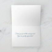 Carte Joyeuse Fête des Professionnels Administratifs Aqu (Intérieur)