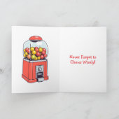 Carte Joyeuse Fête du chewing-gum ! 30 septembre (Intérieur)