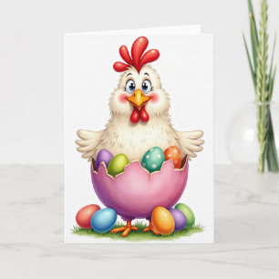 Carte Joyeuse Fête du Nouveau Poussin