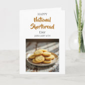 Carte Joyeuse Fête du Shortbread | 6 janvier (Devant)