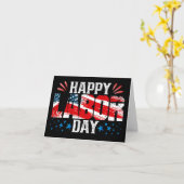 Carte Joyeuse Fête du Travail personnalisée (Fleur jaune)