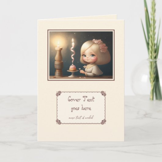 Carte Joyeuse Fête Fille 01 (Devant)