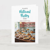 Carte Joyeuse Fête nationale de la pâtisserie | 9 décemb (Devant)