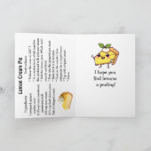 Carte Joyeuse Fête nationale de la tarte à la crème de c (Intérieur)