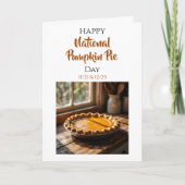 Carte Joyeuse Fête Nationale de la Tarte au Citrouille R (Devant)