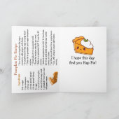 Carte Joyeuse Fête Nationale de la Tarte au Citrouille R (Intérieur)