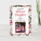 Carte Joyeuse Fête nationale des filles (Devant)