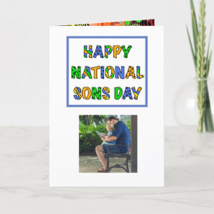 Carte Joyeuse Fête Nationale des Fils 28 septembre