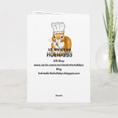Carte Joyeuse Fête Nationale des Flapjacks | 7 mars (Dos)