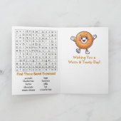 Carte Joyeuse Fête Nationale du Bagel | 9 février (Intérieur)