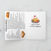 Carte Joyeuse Fête nationale du baklava | 17 novembre (Intérieur)